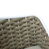 Scaun e bar Zuki, Alb, 55x54x109 cm - Alb