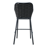 Scaun e bar Zuki, Alb, 55x54x109 cm - Gri