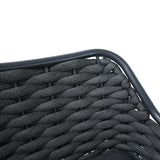 Scaun e bar Zuki, Alb, 55x54x109 cm - Gri