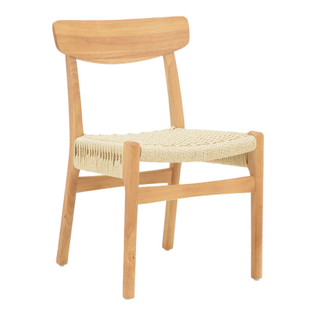 Scaun Eaprine frânghie Natural-cauciuc, 49x53x77 cm
