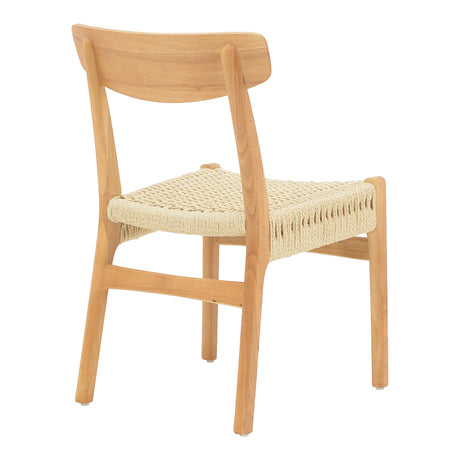 Scaun Eaprine frânghie Natural-cauciuc, 49x53x77 cm