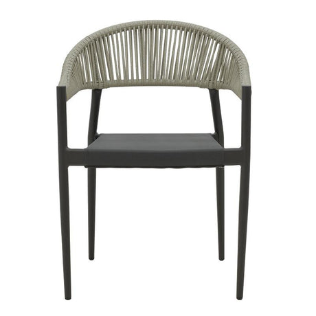 Scaun Elation, Gri inchis - Alb, 56x62x77 cm