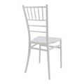 Scaun elegant Tiffany by, Alb Imaculat, Polipropilenă, 38x46x87 cm, detaliu produs