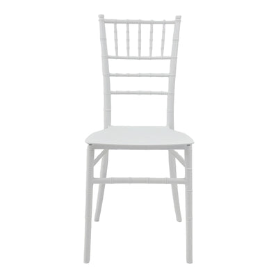 Scaun elegant Tiffany by, Alb Imaculat, Polipropilenă, 38x46x87 cm, foto produs