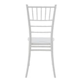 Scaun elegant Tiffany by, Alb Imaculat, Polipropilenă, 38x46x87 cm, foto produs 6
