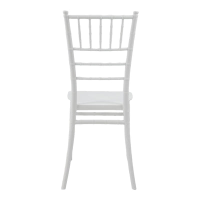 Scaun elegant Tiffany by, Alb Imaculat, Polipropilenă, 38x46x87 cm, foto produs 6