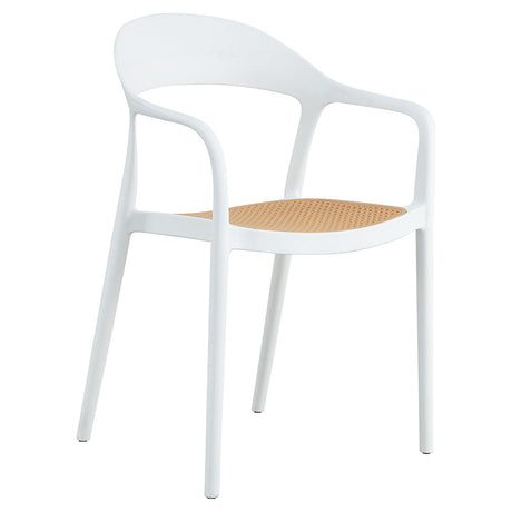 Scaun Ember cu protectie UV, Alb - Bej, 52x56x81 cm
