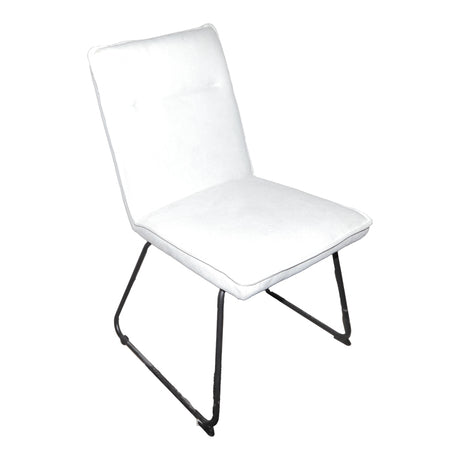 Scaun Essential bej cu tapiterie, neagra, 54x59x89 cm