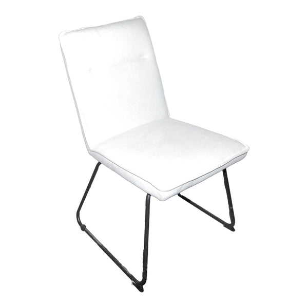 Scaun Essential bej cu tapiterie, neagra, 54x59x89 cm