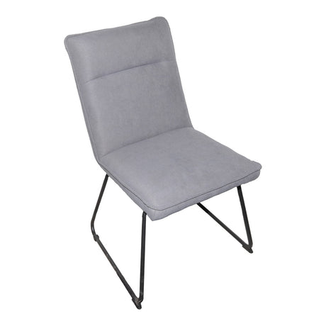 Scaun Essential Gri, Negre, 54x59x89 cm