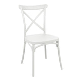 Scaun exterior Crossie, 43x53x88 cm - Alb
