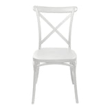 Scaun exterior Crossie, 43x53x88 cm - Alb