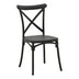 Scaun exterior Crossie, Negru, 43x53x88 cm