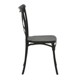Scaun exterior Crossie, 43x53x88 cm - Scaun exterior Crossie, Negru, 43x53x88 cm, detaliu produs