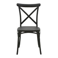 Scaun exterior Crossie, Negru, 43x53x88 cm, imagine produs 4