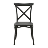 Scaun exterior Crossie, 43x53x88 cm - Scaun exterior Crossie, Negru, 43x53x88 cm, imagine produs 4