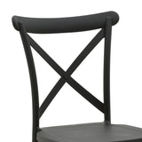 Scaun exterior Crossie, 43x53x88 cm - Scaun exterior Crossie, Negru, 43x53x88 cm, imagine produs 6