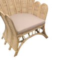 Scaun Exterior Fragia cu perna bej-ratan, Natural, 103x90x120 cm, perspectiva suplimentara