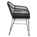 Scaun exterior Naoki, Negru, 55x58x79 cm, foto produs 8