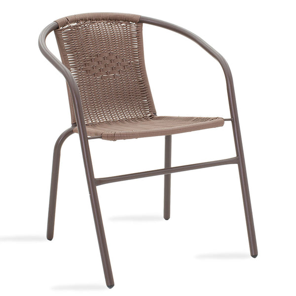 Scaun exterior Obbi, metal si PE, 56x54x73 cm