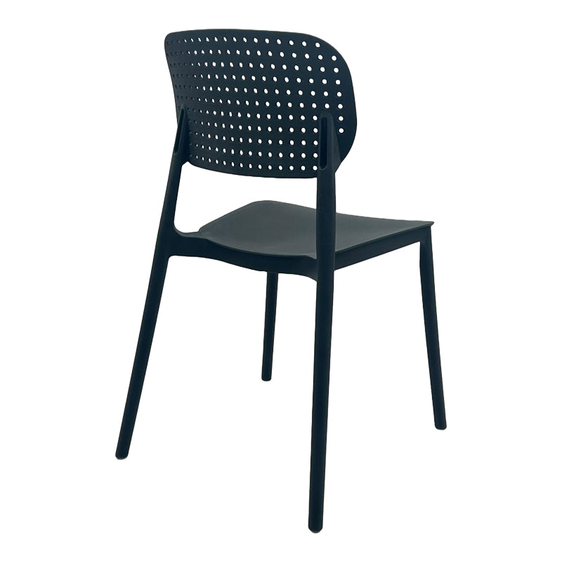 Scaun exterior Regande, Negru, 42x50x82 cm, imagine ambient