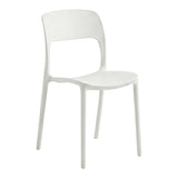 Scaun exterior Zanna stackable, 40x53x78 cm - Scaun exterior Zanna stackable, Alb, 40x53x78 cm