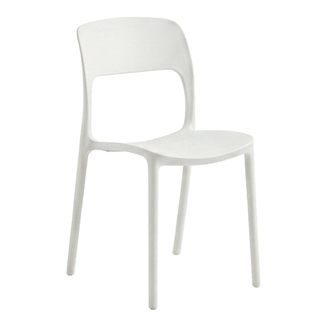 Scaun exterior Zanna stackable, 40x53x78 cm
