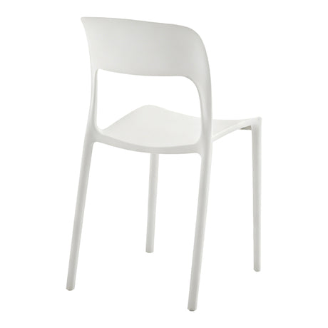 Scaun exterior Zanna stackable, 40x53x78 cm