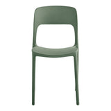 Scaun exterior Zanna stackable, 40x53x78 cm - Verde