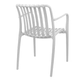 Scaun exterior Zoi, Diverse culori, 58x54x80 cm - Alb