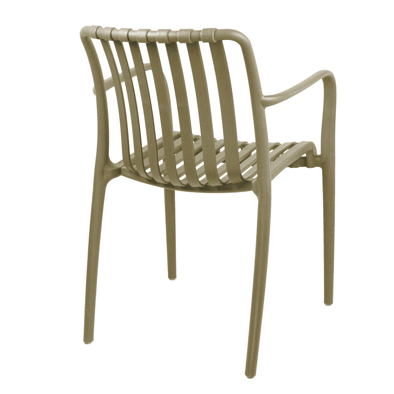 Scaun exterior Zoi, Diverse culori, 58x54x80 cm - Natural