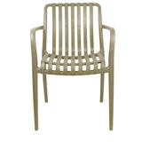 Scaun exterior Zoi, Diverse culori, 58x54x80 cm - Natural