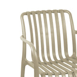 Scaun exterior Zoi, Diverse culori, 58x54x80 cm - Natural
