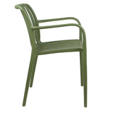 Scaun exterior Zoi, Diverse culori, 58x54x80 cm - Verde
