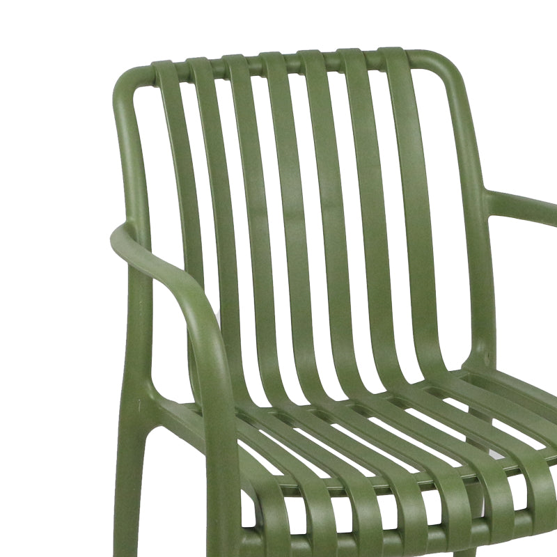 Scaun exterior Zoi, Diverse culori, 58x54x80 cm - Verde