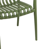 Scaun exterior Zoi, Diverse culori, 58x54x80 cm - Verde