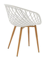 Scaun Ezra, 62x42x82 cm - Alb
