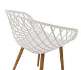 Scaun Ezra, 62x42x82 cm - Alb