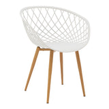 Scaun Ezra, 62x42x82 cm - Alb