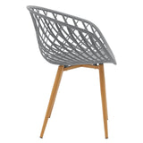 Scaun Ezra, 62x42x82 cm - Gri