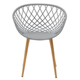 Scaun Ezra, 62x42x82 cm - Gri