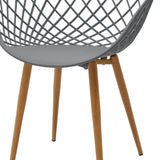 Scaun Ezra, 62x42x82 cm - Gri