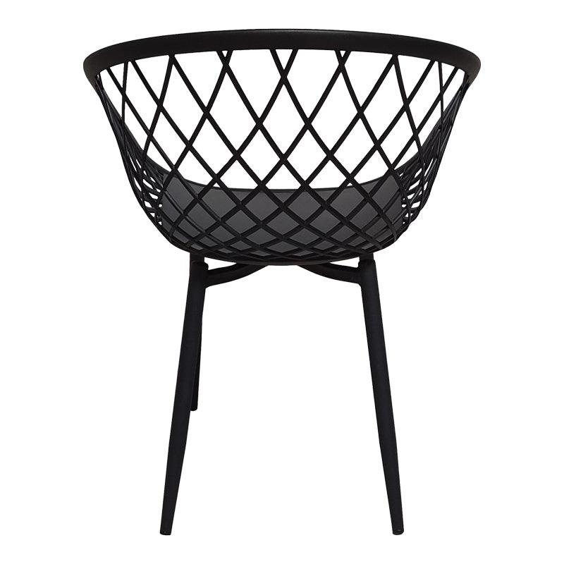 Scaun Ezra, 62x42x82 cm - Negru