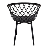 Scaun Ezra, 62x42x82 cm - Negru