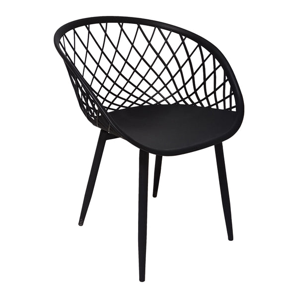 Scaun Ezra, picioare negre, 63x56x82 cm