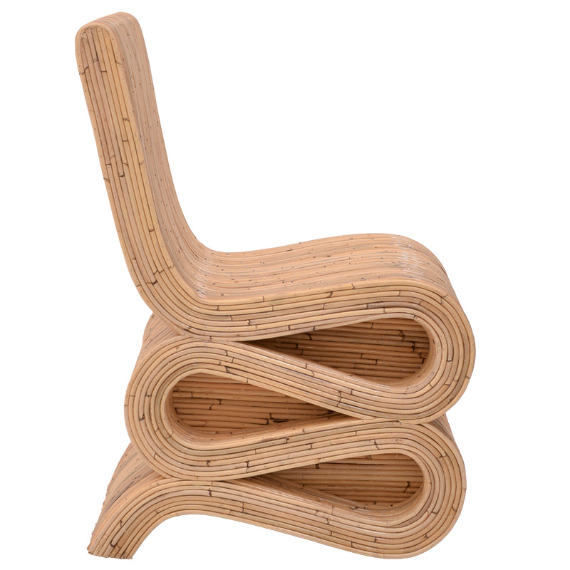 Scaun Favorsy Rattan, Natural, 65x52x90 cm, detaliu produs