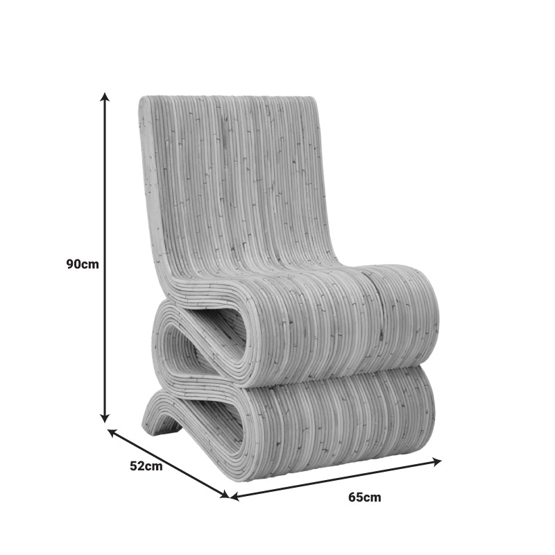 Scaun Favorsy Rattan, Natural, 65x52x90 cm