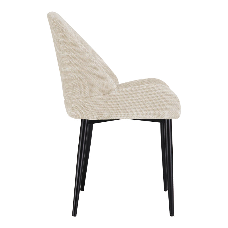Scaun Finda, Placaj, 59x54x87 cm - Alb