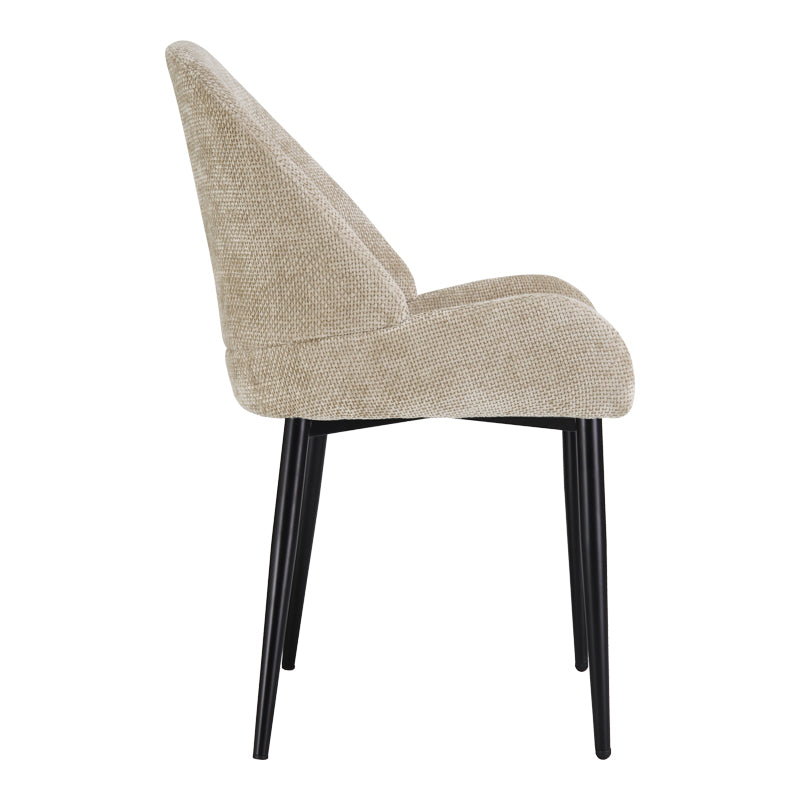 Scaun Finda, Placaj, 59x54x87 cm - Bej