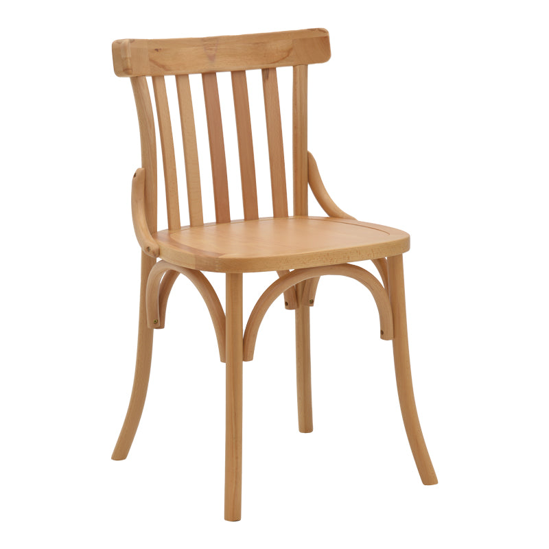 Scaun Flisbie lemn Natural de fag, 46x48x86 cm